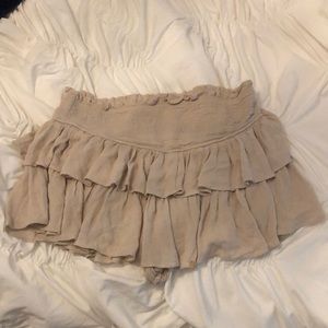 american threads ruffle skirt